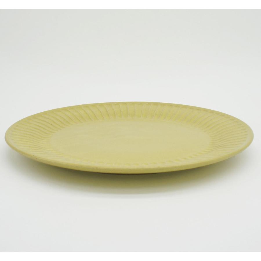 直営店 ひらひらの器 ラウンドプレートＬ 日本製 美濃焼 陶器 パンとごはんと... 菱沼未央さん  M044 | CHIPS | 08