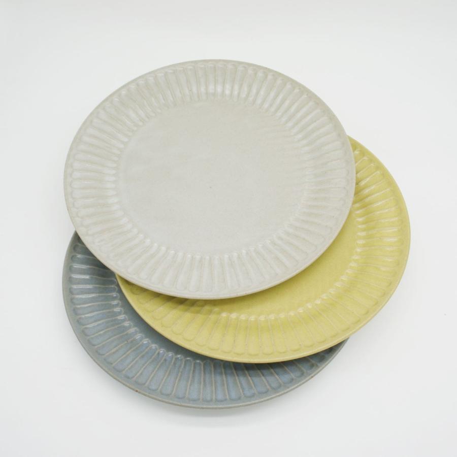 直営店 ひらひらの器 ラウンドプレートＬ 日本製 美濃焼 陶器 パンとごはんと... 菱沼未央さん  M044 | CHIPS | 05