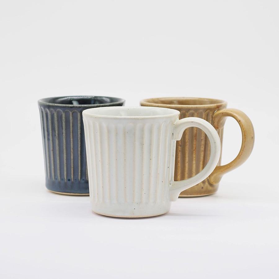 直営店 Shaved Pattern MUG（削ぎ目 マグ） 容量320ml 日本製 美濃焼 陶器 コーヒーカップ パンとごはんと... 菱沼未央さん  M059 | CHIPS | 04