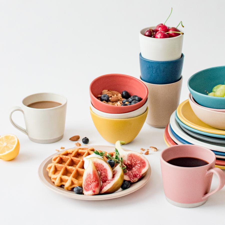 直営店 Sai Plate M サイ プレートＭ 直径20cm 優しいカラーの8色展開 日本製 美濃焼 中皿 リサイクル SDGs |  | 14