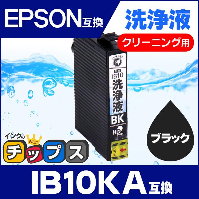 インクのチップス IB10 エプソン IB10KA-CL 洗浄液 ブラック 内容