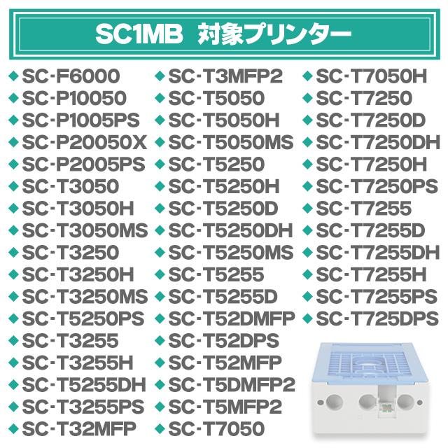 インクのチップス SC1MB エプソン メンテナンスボックス 互換 単品 廃