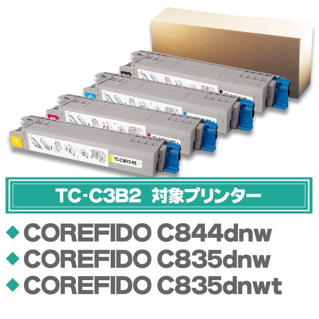 インクのチップス TC-C3B2 （TCC3B2） OKI用（沖電気用） トナー
