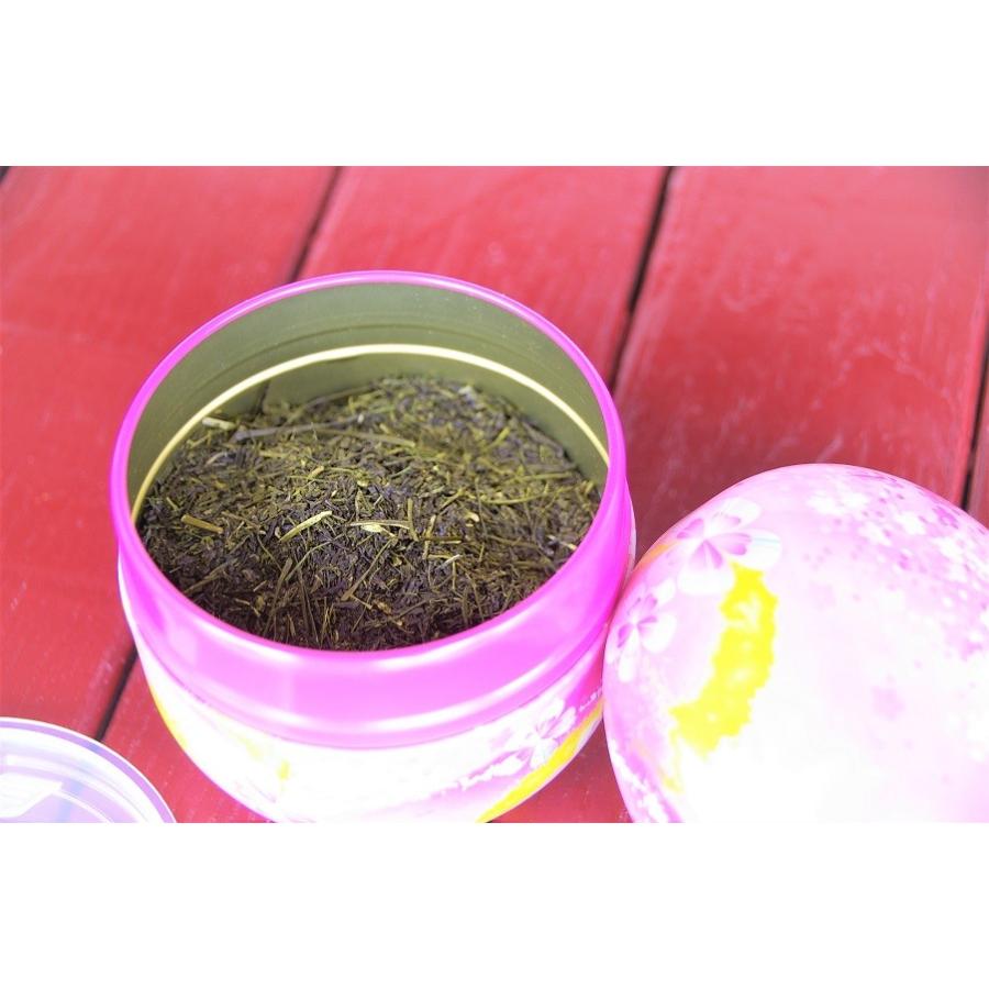 茶缶 茶筒 おしゃれ かわいい お茶入れ 86×84mm 1缶| 小物入れ 鈴子 和風 洋風 花 薔薇 菊 桜 花吹雪 鹿児島 知覧 知覧さくら商店 |  | 24