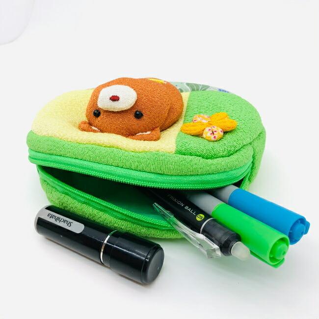 ポーチ 小物入れ 可愛い 5月のポーチ 12ヶ月シリーズ 皐月 春 くま 熊