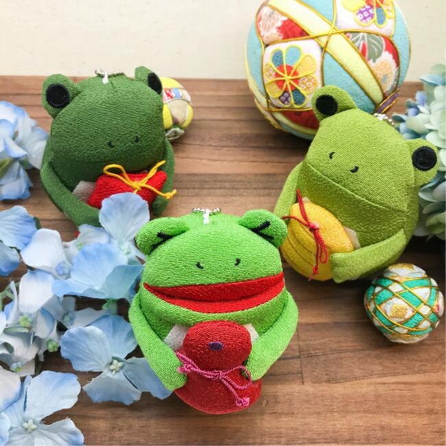 ぬいぐるみ かわいい かえる マスコット 3種類 カエルシリーズ