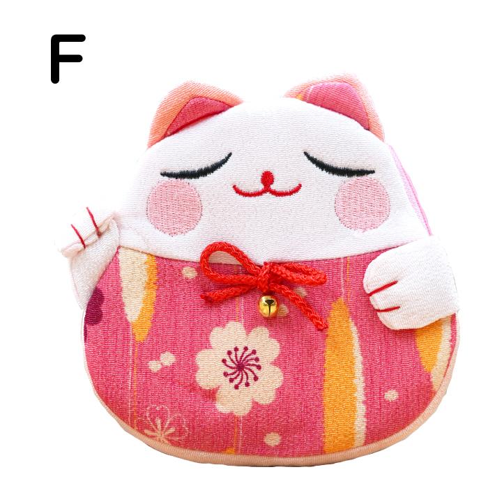 ポーチ 小物入れ 可愛い 招き猫のポーチ 12色 キャラクターポーチ 