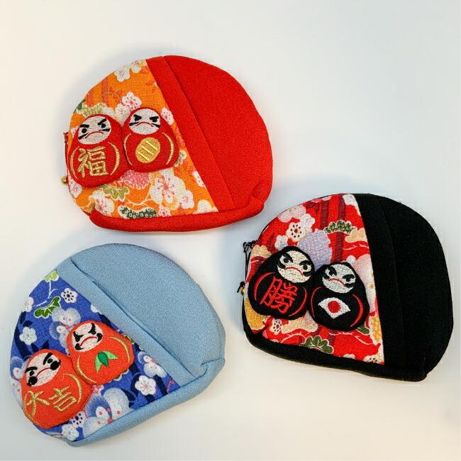 ポーチ 小物入れ 可愛い だるま 大 達磨シリーズ ダルマ 達磨 化粧