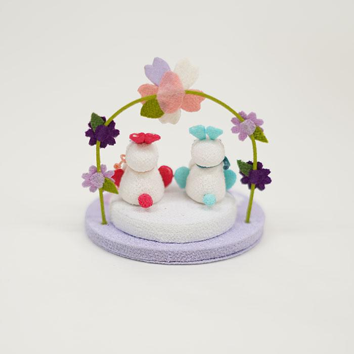 【Cosmos】花うさぎ陶器の置物 Cosmos】花うさぎ陶器の置物 - メルカリ