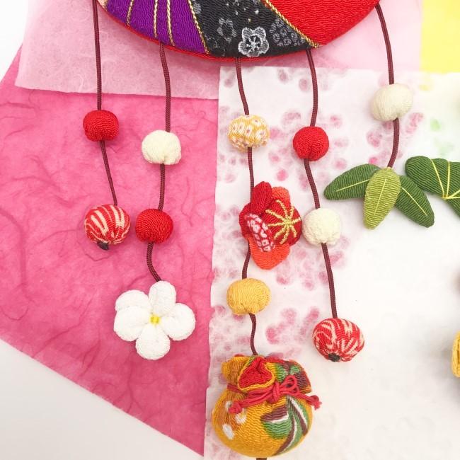 秋桜 手鞠 季節飾り