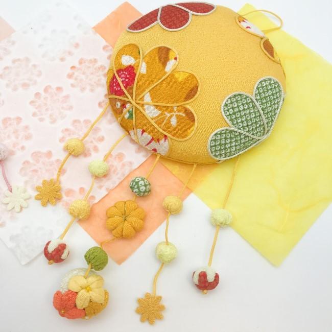 つるし飾り 吊るし飾り 置物 おしゃれ 毬-4 華毬 壁飾り 変わり下げ