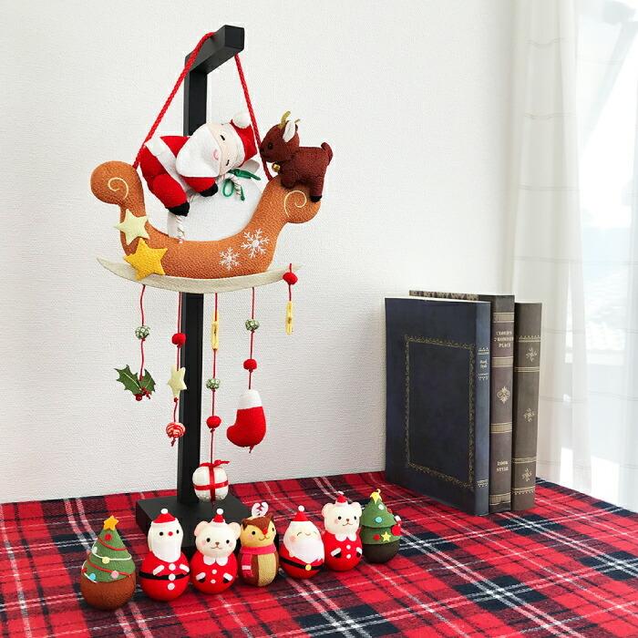 クリスマスの吊るし飾り クリスマス フェルト吊るし飾り - sakuraduki | minne byGMO