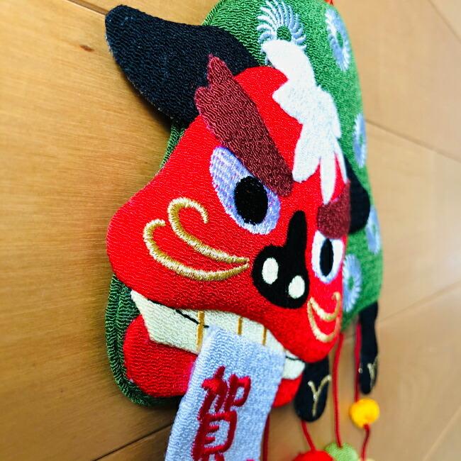 正月飾り 置物 おしゃれ つるし飾り 吊るし飾り 正月 獅子舞