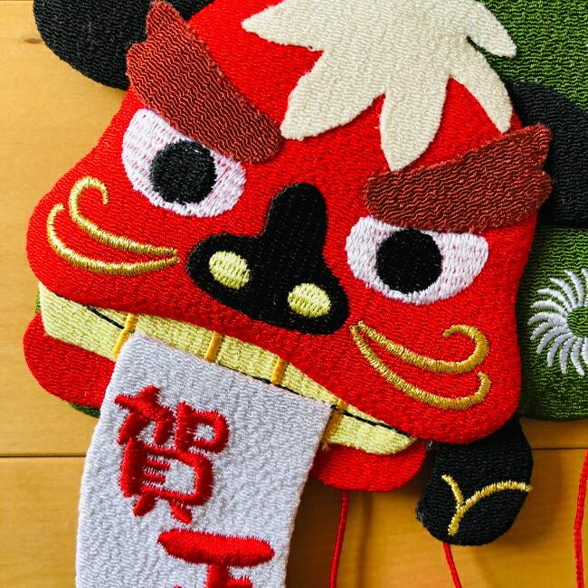 正月飾り 置物 おしゃれ つるし飾り 吊るし飾り 正月 獅子舞