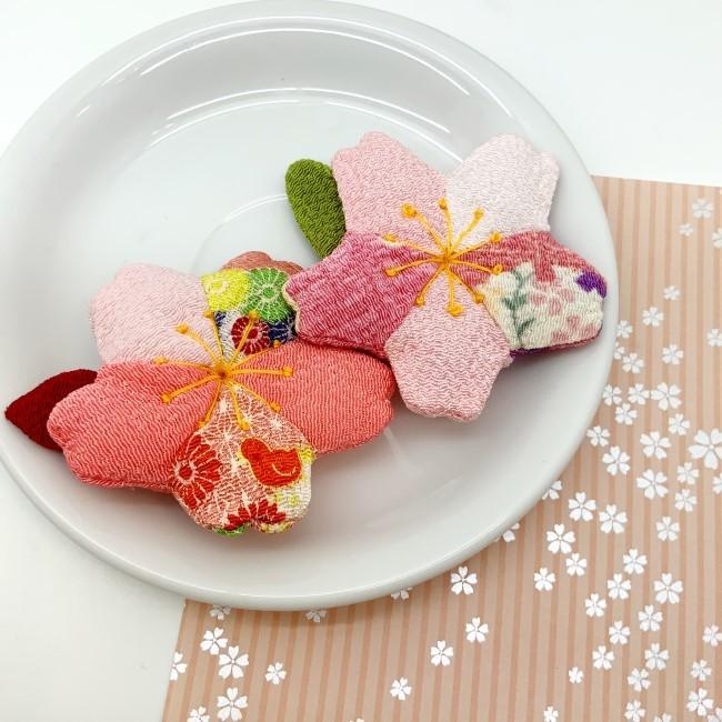 キット ちりめん パーツ 花 季節のお花 桜（中） ちりめん細工館 季節