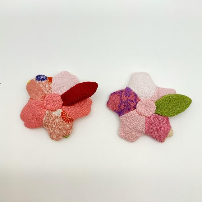 キット ちりめん パーツ 花 季節のお花 桜（中） ちりめん細工館 季節