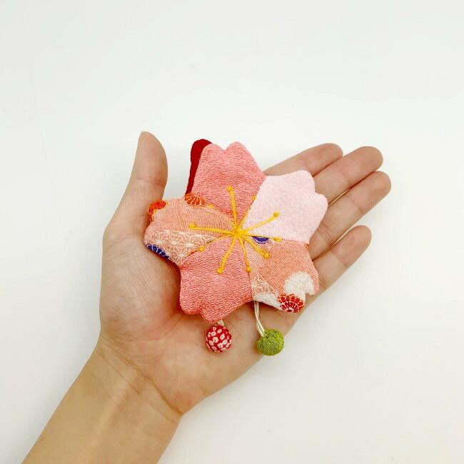 キット ちりめん パーツ 花 季節のお花 桜A(大) ちりめん細工 キット ちりめん パーツ 花 季節のお花 桜A(大) ちりめん細工