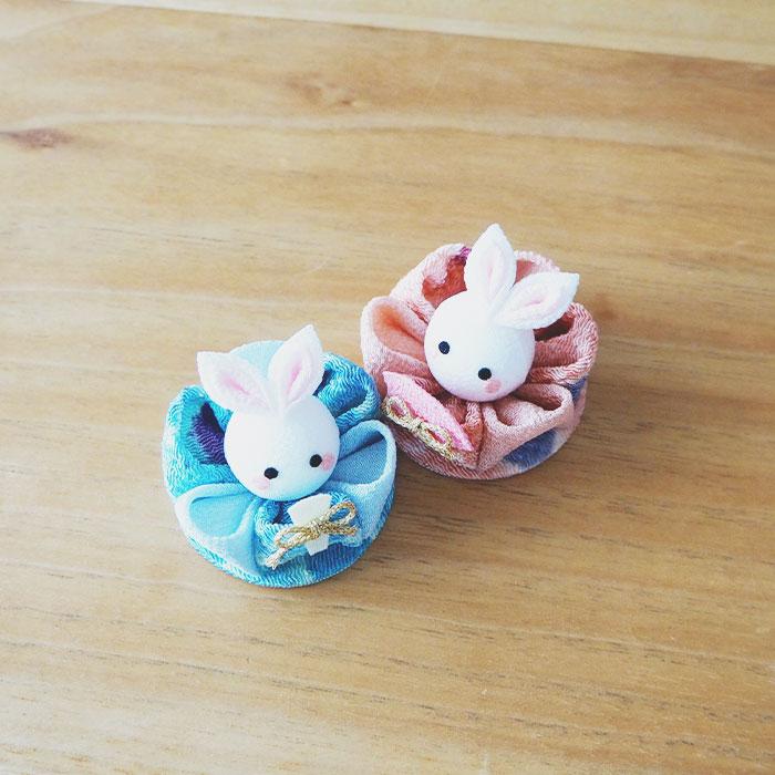 受注生産品】雛祭り 桃の節句 つまみ細工 ミニチュア うさぎ 受注生産品】雛祭り 桃の節句 つまみ細工 ミニチュア うさぎ