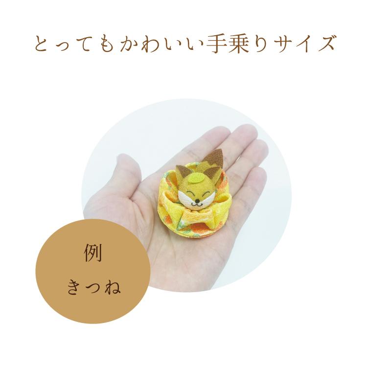 受注生産品】秋シリーズ つまみ細工[秋/単品 つまみ花の手のり細工