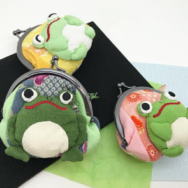 がま口財布 小銭入れ コインケース かわいい カエル がまぐち かえる 6