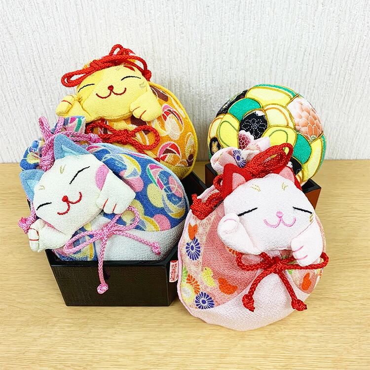 巾着袋 巾着 小物入れ 可愛い 小 招き猫シリーズ 猫 ねこ ネコ 整理