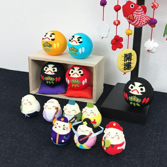 おきあがりこぼし 七福神 置物 起き上がり小法師シリーズ 大黒 恵比寿