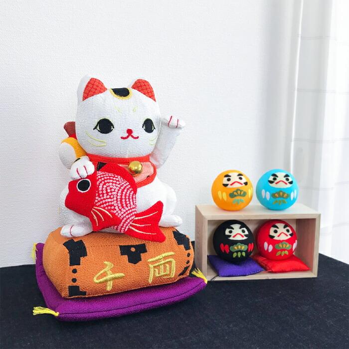 招き猫 置物 おしゃれ インテリア まねきねこ 正月飾り 猫の日 福背