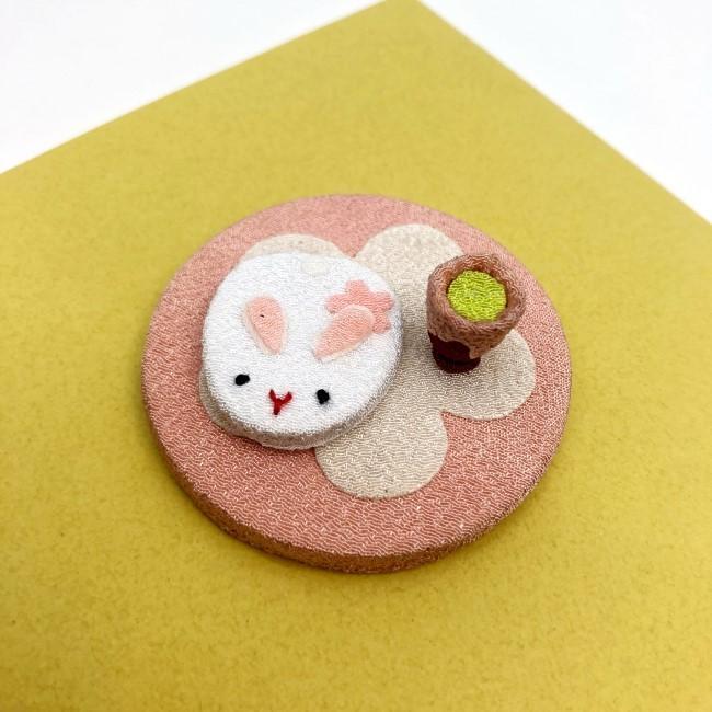 ちりめん飾り 置物 ちりめん細工 キット ミニチュア細工 うさぎの