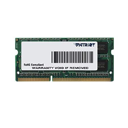 Patriot Memory DDR3 1600MHz 8GB PC3-12800 CL11 SODIMM ノートパソコン用メモリ 低電圧 1.35V - PSD38G1600L2S