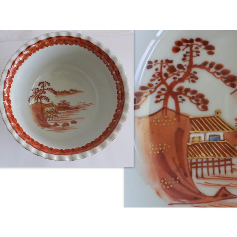 九谷焼 1423/中古・金彩部分にはがれあり！/九谷焼 九谷永楽