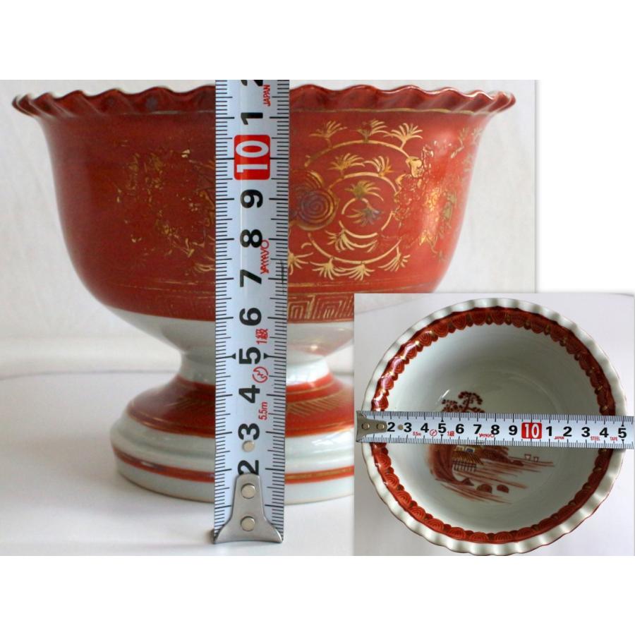 九谷焼 1423/中古・金彩部分にはがれあり！/九谷焼 九谷永楽