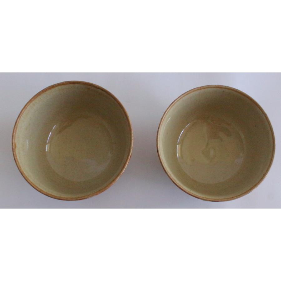 九谷焼 1482/中古・骨董/九谷焼 九谷木米 湯呑茶碗 2点 ※色絵 金彩