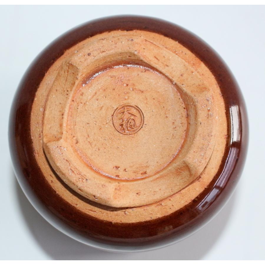 1520/美品/大樋焼 十代大樋長左衛門(年朗) 飴釉火入 ※茶道具 : 地産の