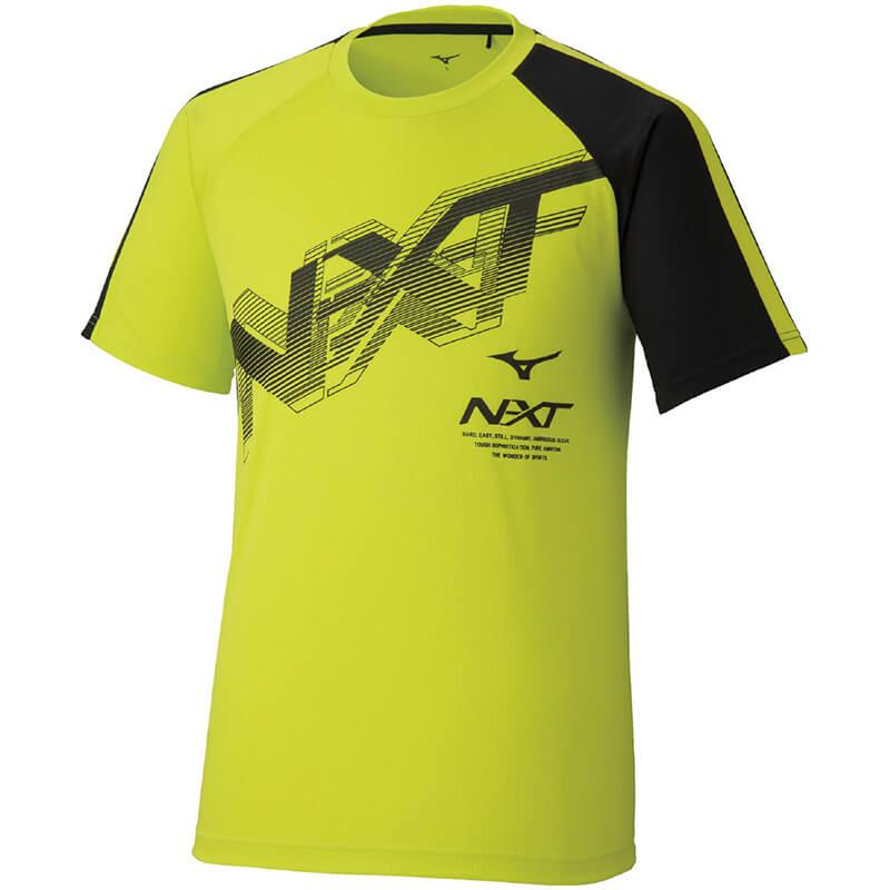 ミズノ Tシャツ(N-XTプリント) 62JA1Z11 ユニセックス 2021AW バドミントン テニス ソフトテニス トレーニングウェア ゆうパケット(メール便)対応｜chispo-b｜08