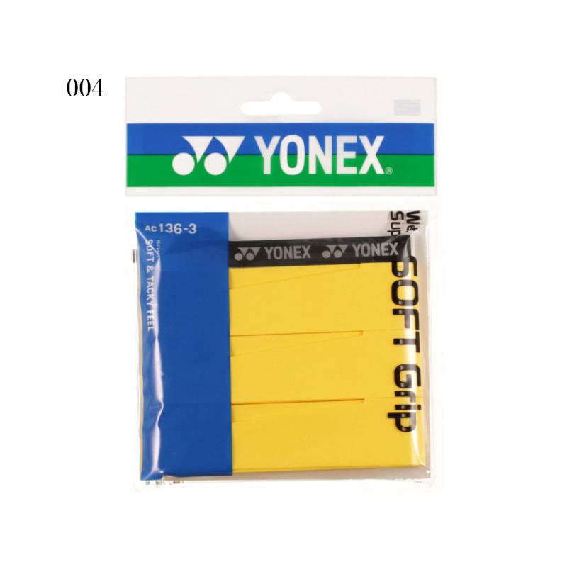 YONEX（ヨネックス） ウェットスーパーソフトグリップ(3本入) AC136-3