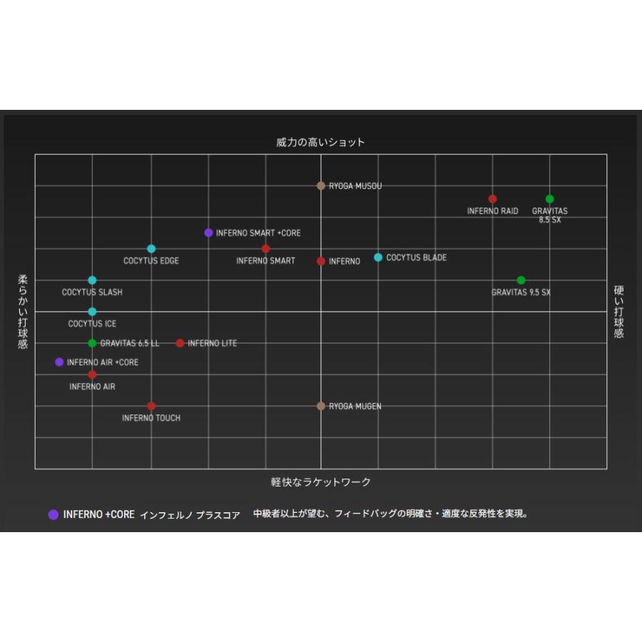 INFERNO ゴーセン インフェルノ エアー プラスコア AIR ＋CORE BRIFARC