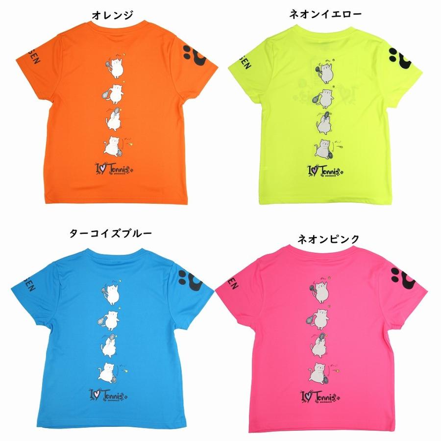 ゴーセン 年春企画ｔシャツ ぽちゃネコ テニス4コマ Npt27 ss Npt27 チトセスポーツ テニス バドshop 通販 Yahoo ショッピング