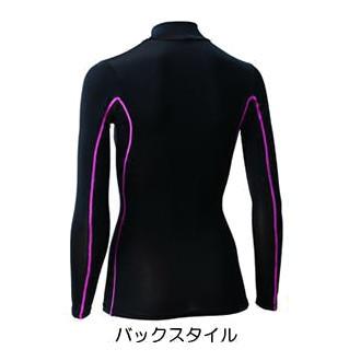 交換・返品不可 ヨネックス マッスルパワーSTB フィットネスモデル ハイネック長袖シャツ レディース STB-F1504 バドミントン テニス メール便対応|chispo-b|03