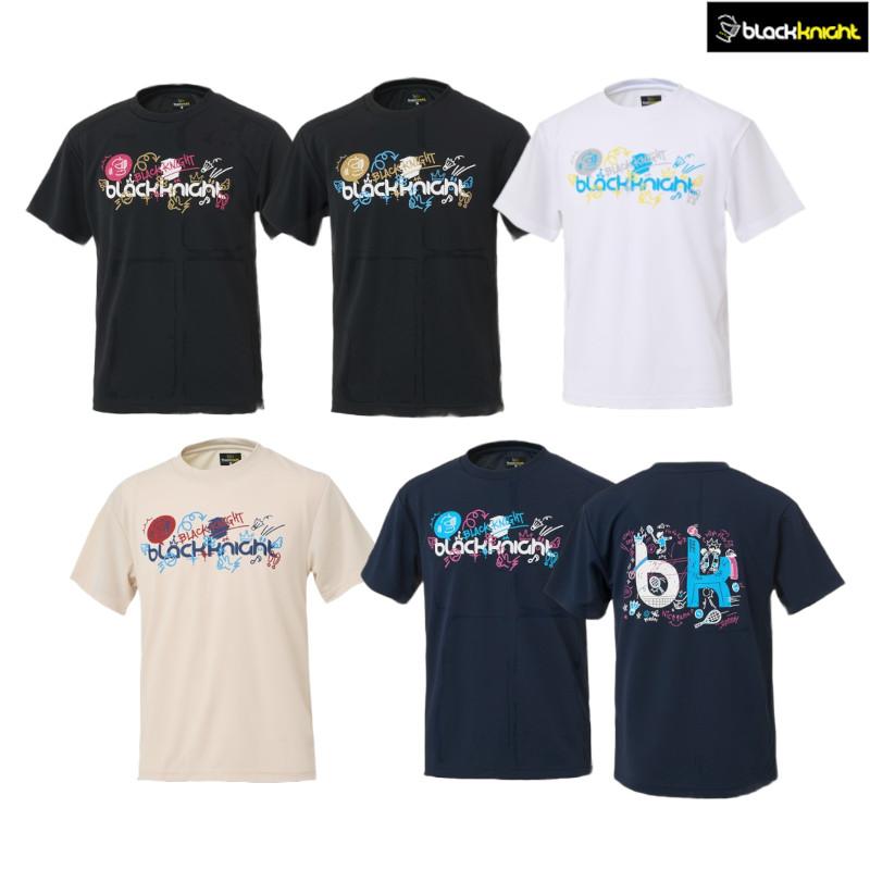 ブラックナイト ドライTシャツ T-6106U メンズ ユニセックス ジュニア バドミントン 2026SS メール便対応 | black knight