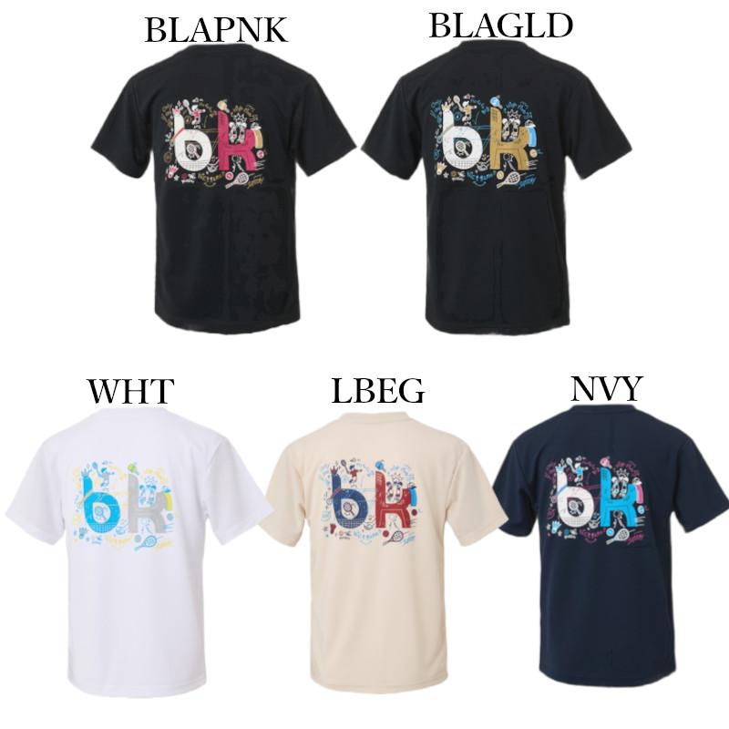 ブラックナイト ドライTシャツ T-6106U メンズ ユニセックス ジュニア バドミントン 2026SS メール便対応 | black knight | 07