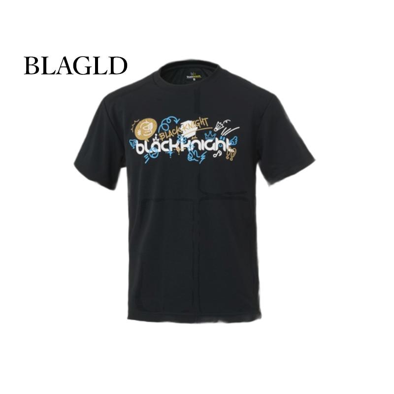 ブラックナイト ドライTシャツ T-6106U メンズ ユニセックス ジュニア バドミントン 2026SS メール便対応 | black knight | 10
