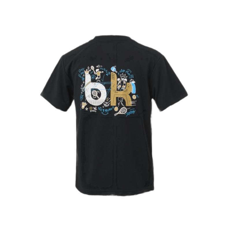 ブラックナイト ドライTシャツ T-6106U メンズ ユニセックス ジュニア バドミントン 2026SS メール便対応 | black knight | 11