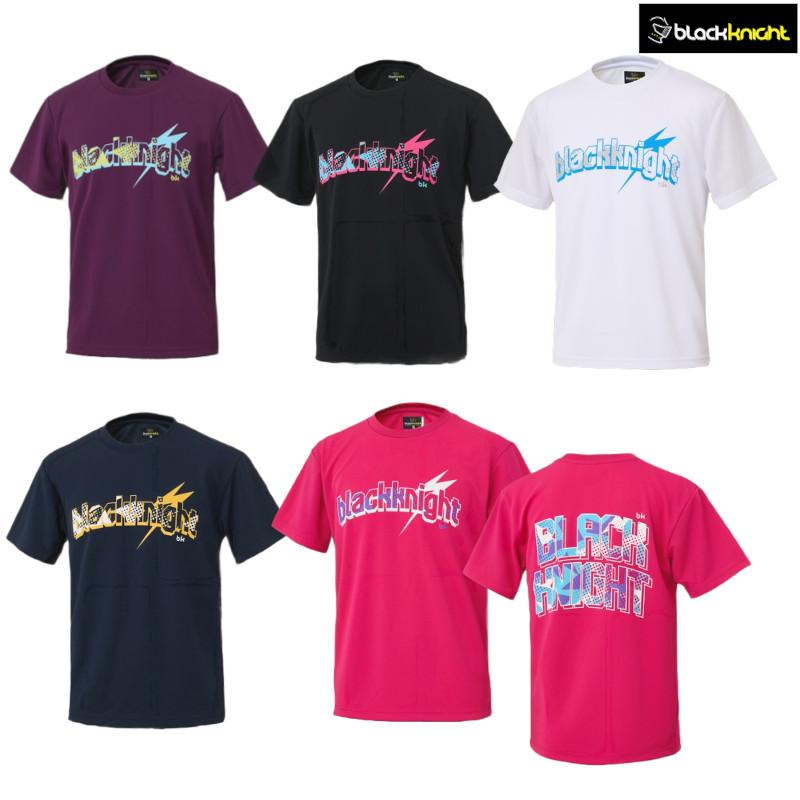ブラックナイト ドライTシャツ T-6107U メンズ ユニセックス ジュニア バドミントン 2026SS メール便対応 | black knight