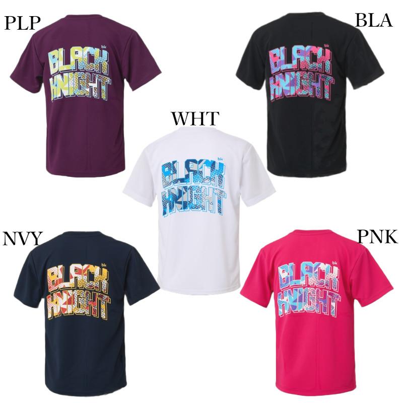 ブラックナイト ドライTシャツ T-6107U メンズ ユニセックス ジュニア バドミントン 2026SS メール便対応 | black knight | 08