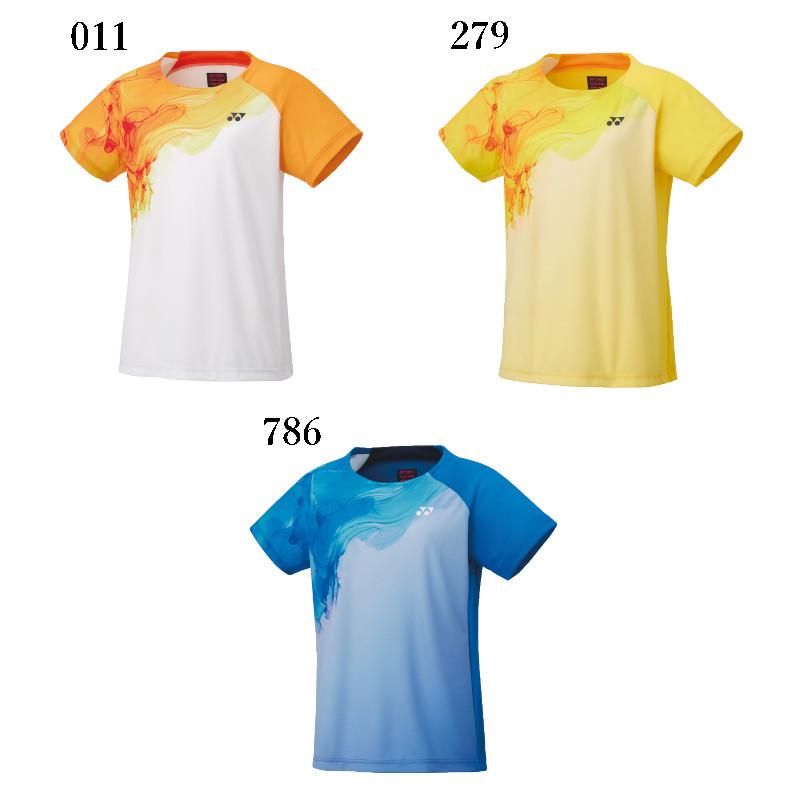 バドミントン　青　シャツ　ゲームシャツ YONEX ヨネックス バドミントン レディース ゲームシャツ 20887