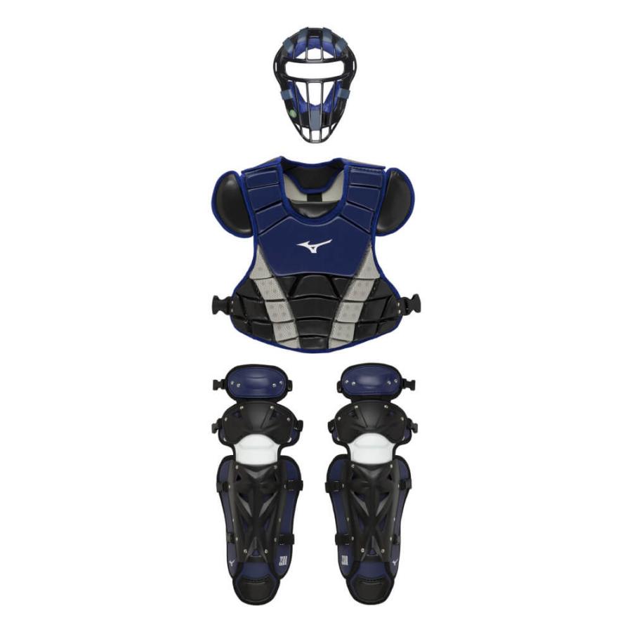 MIZUNO（ミズノ） 少年軟式捕手防具3点セット 1DJPC01716 2022AW