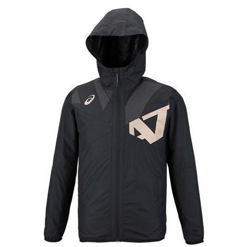 ASICS（アシックス） A77 背メッシュブレーカーフーディー・パンツ上下