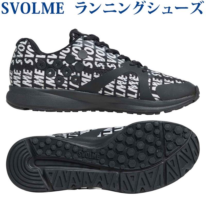 SVOLME（スボルメ） ランニングシューズ STRELLA LOGO ブラック 黒 