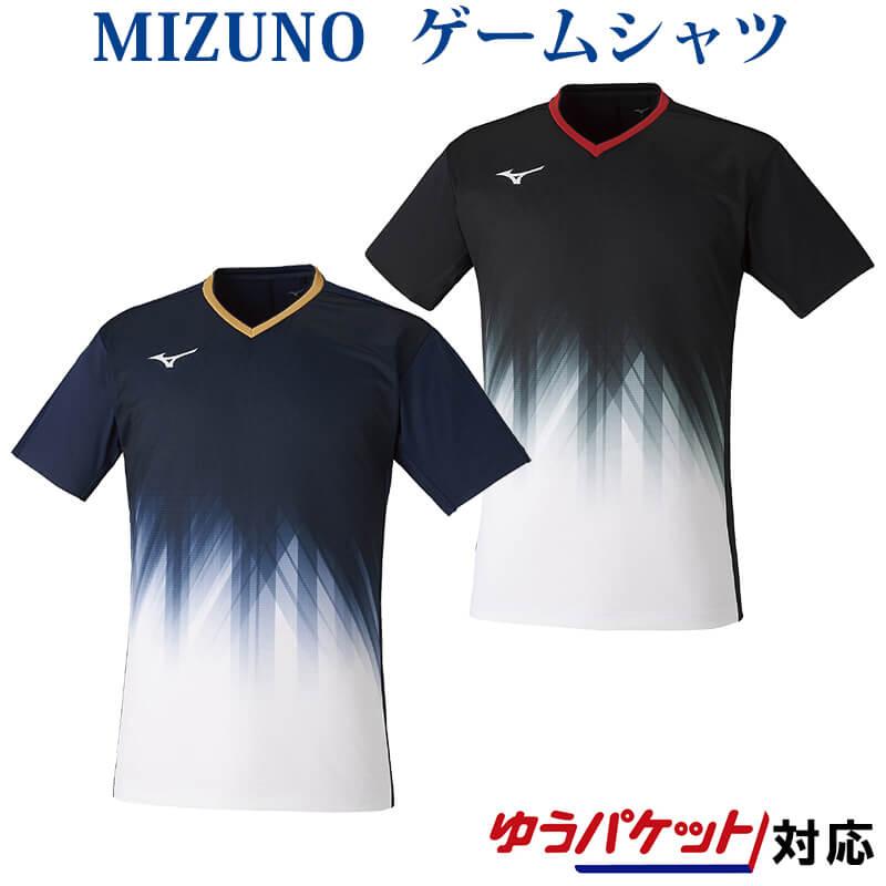 ミズノ ドライエアロフローゲームシャツ 72MA1001 ニセックス 2021SS ゆうパケット(メール便)対応 バドミントン テニス ソフトテニス