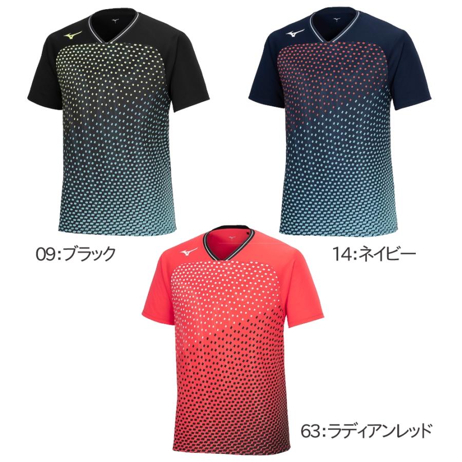 MIZUNO（ミズノ） ゲームシャツ 82JAB101 ユニセックス 2024SS 卓球